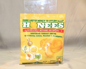 HONEES Honey Lemon Menthol Eucalyptus Drops