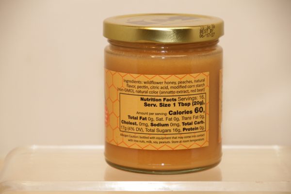 Mountain Peach Whipped Honey